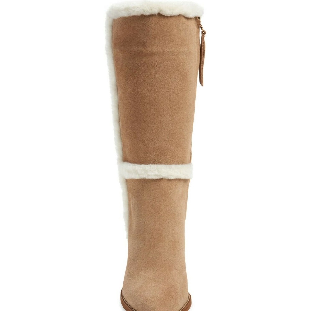 NEW Sam Edelman Ilsa Suede FAUX Fur Lined Boots - Picture 3 of 6